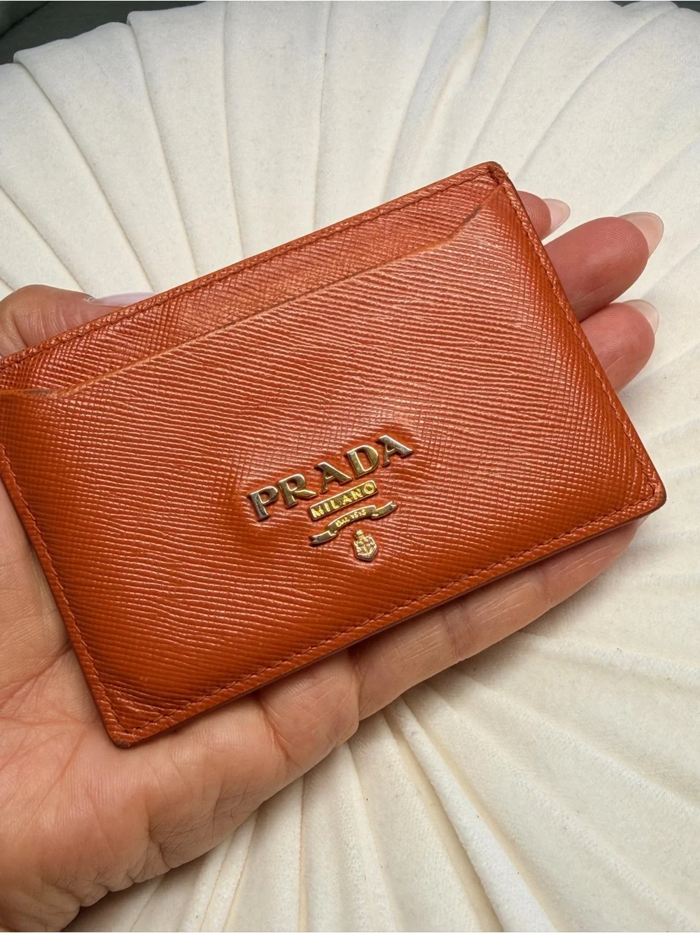 Prada Saffiano Leather Card Holder